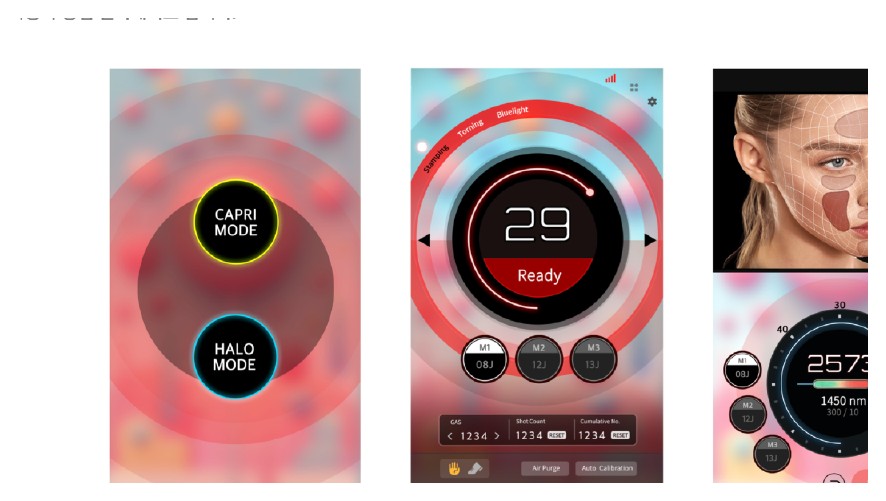 Capri Laser 2 GUI Design