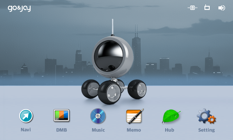 Navigation home interface