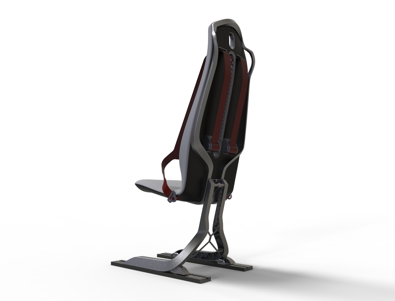 UAM seat front structure